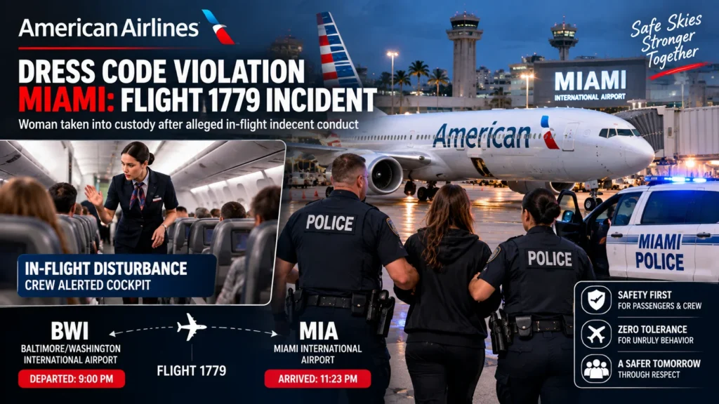 American Airlines Dress Code Violation Miami: Flight 1779 Incident