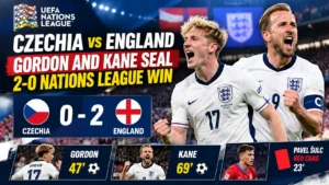Czechia vs England: Gordon and Kane Seal 2-0 Nations League Win