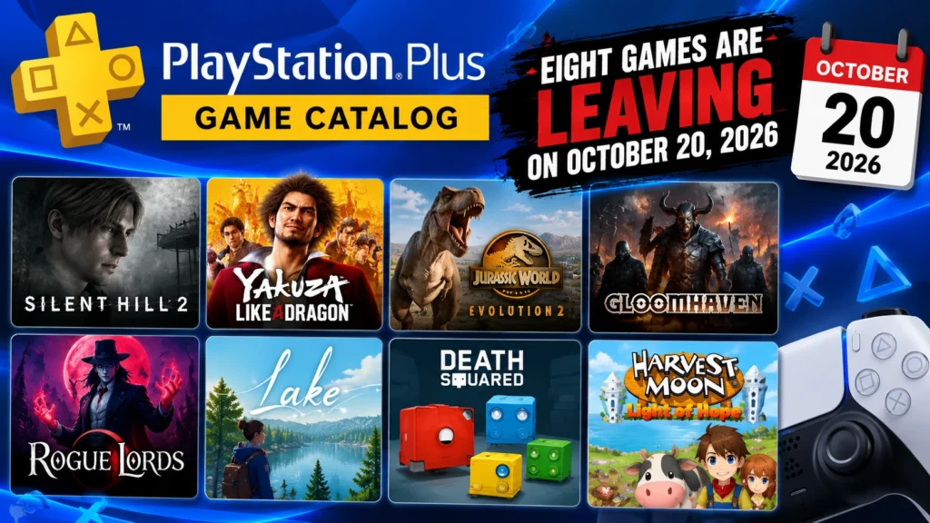 Eight Games Are Reportedly Leaving PlayStation Plus on October 20