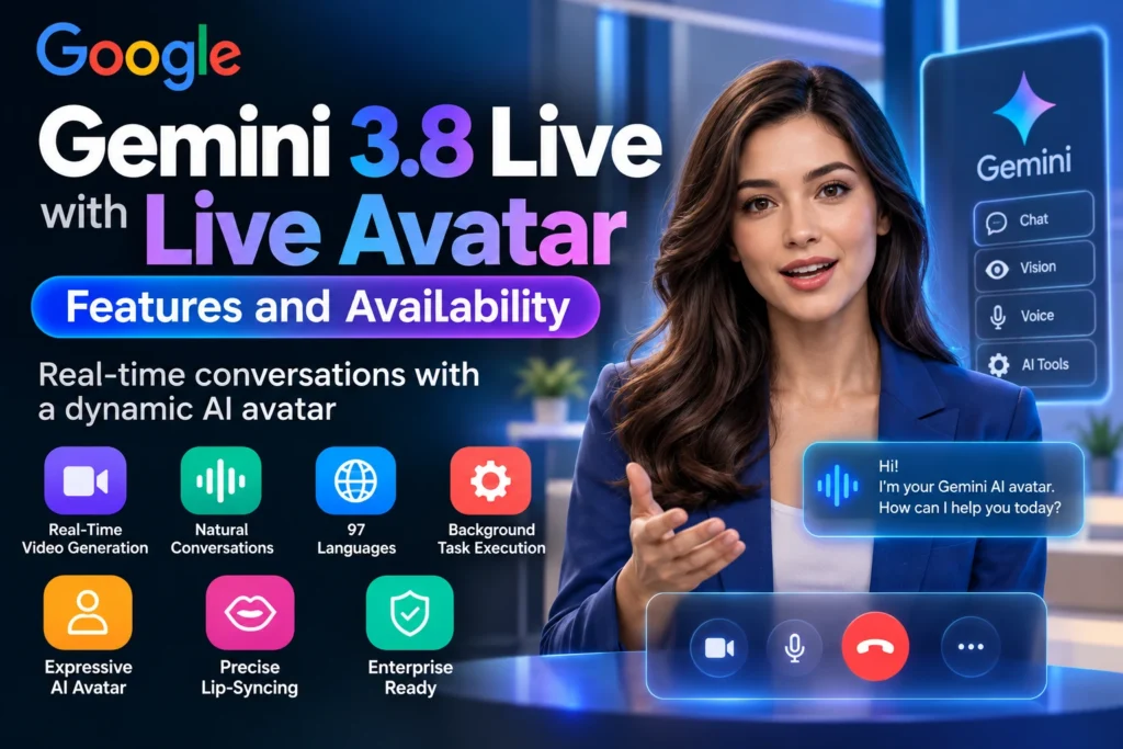 Gemini 3.8 Live with Live Avatar: Features and Availability 1 Gemini 3.8 Live with Live Avatar: Features and Availability