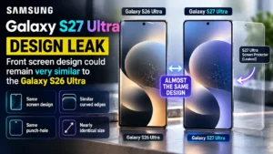Galaxy S27 Ultra May Keep Its Screen Design Nearly Unchanged