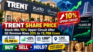 Trent share price rises after Q2 FY27 revenue grows 23 percent to ₹5,788 crore